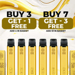 Load image into Gallery viewer, Gold Bar Disposable Vape 600 Puffs 2ml 20mg
