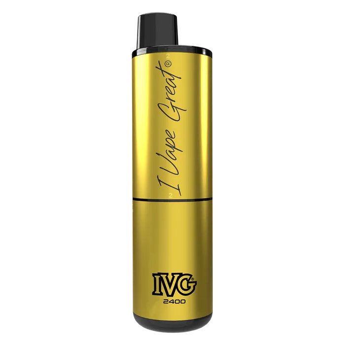 IVG 2400 Disposable Vape Kit in Banana Edition – multi-flavor disposable vape offering up to 2400 puffs with a bold and smooth nicotine delivery.