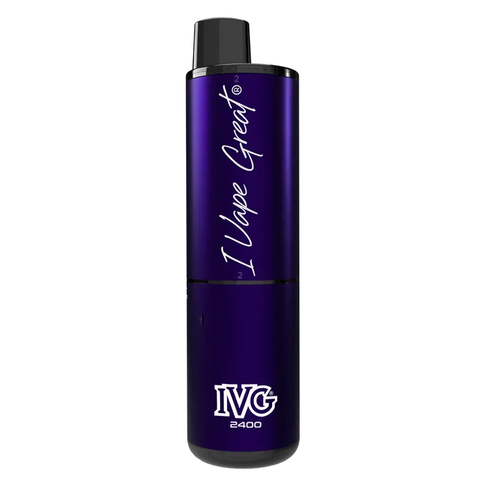 IVG 2400 Disposable Vape Kit in Blackcurrant Edition – multi-flavor disposable vape offering up to 2400 puffs with a bold and smooth nicotine delivery.
