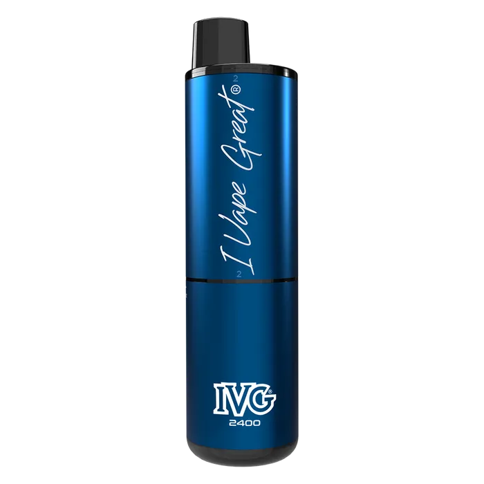 IVG 2400 Disposable Vape Kit in Blue Edition – multi-flavor disposable vape offering up to 2400 puffs with a bold and smooth nicotine delivery.