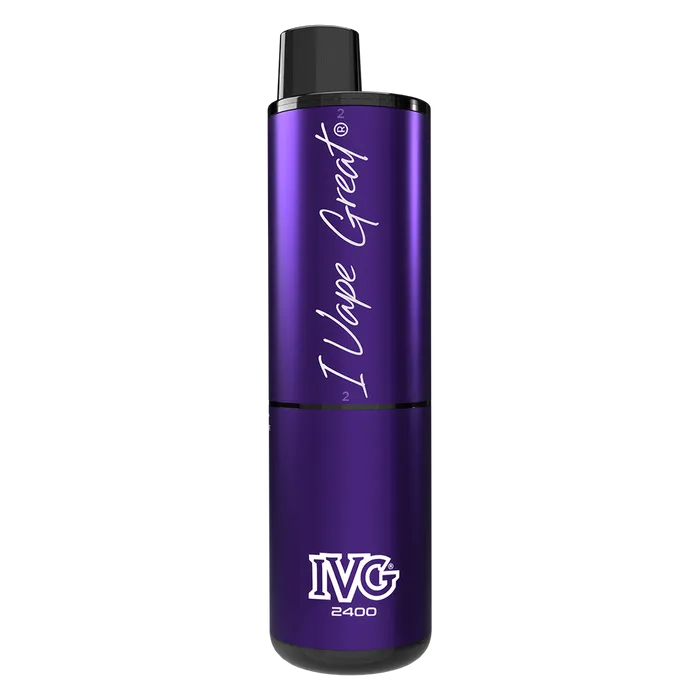 IVG 2400 Disposable Vape Kit in Purple Edition – multi-flavor disposable vape offering up to 2400 puffs with a bold and smooth nicotine delivery.