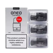 Pack of 3 OXVA ONEO pods 0.6Ω, designed for the OXVA ONEO 40W Pod Vape Kit 1600mAh, offering a 2ml refillable tank, convenient side-fill system, and medium-resistance coils for rich flavor and versatile MTL to RDL vaping