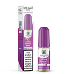 Load image into Gallery viewer, The image shows a product packaging for Bar Juice 5000 Grape Gummy Bear Nic Salt Vape juice. The packaging is predominantly purple with images of a grape and a bear, indicating the flavor and product type.
