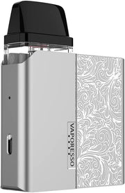 Vaporesso XROS Nano Pod Kit in Ancient Silver – compact and square-shaped vape device with an adjustable airflow, and COREX coil tech for flavorful, consistent vaping.