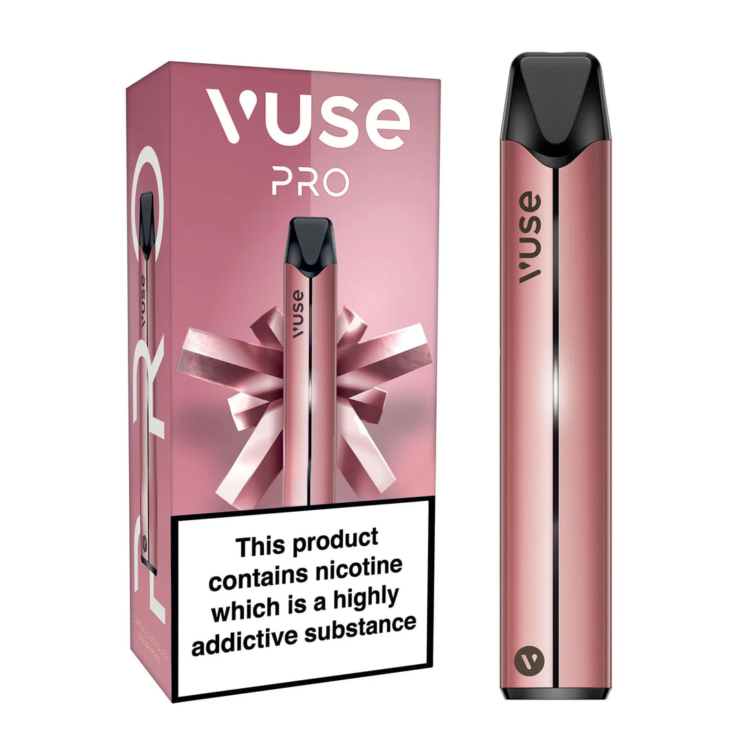 Vuse Pro Vape Kit Rose Gold – sleek, easy-to-use vape device offering consistent flavor and smooth performance