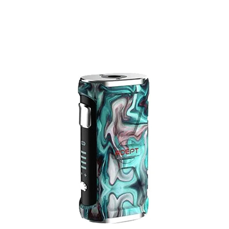 Innokin Adept Zlide Box Mod in Ocean – durable vape mod with adjustable wattage, shockproof and waterproof design.