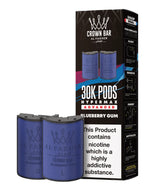 Load image into Gallery viewer, Al Fakher Hypermax 30K Prefilled Pods in Blueberry Gum flavour – premium vape pods offering bold flavours and long-lasting performance
