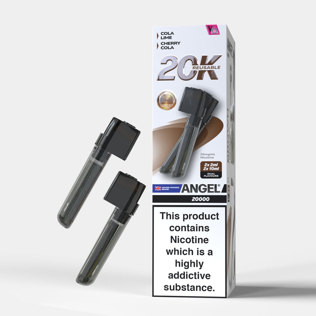 Vape Bars Angel 20K Prefilled Pods – premium Brown Edition vape with up to 20,000 puffs and a sleek, modern design.