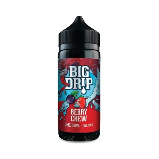 Big Drip 100ml 0mg E-Liquid by Doozy Vape Berry Chew – nicotine-free vape juice with bold, fruity flavors and smooth 70VG/30PG blend