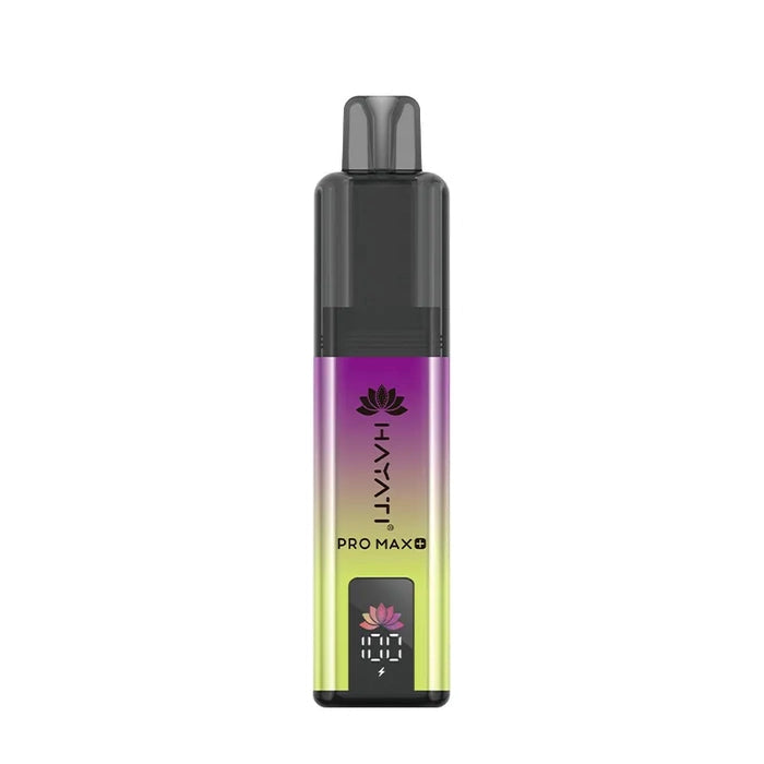 Hayati Pro Max 6000+ Prefilled Pod Kit in Berry Lemonade Flavor, featuring a convenient prefilled pod design and up to 6000 puffs for a satisfying vaping experience.