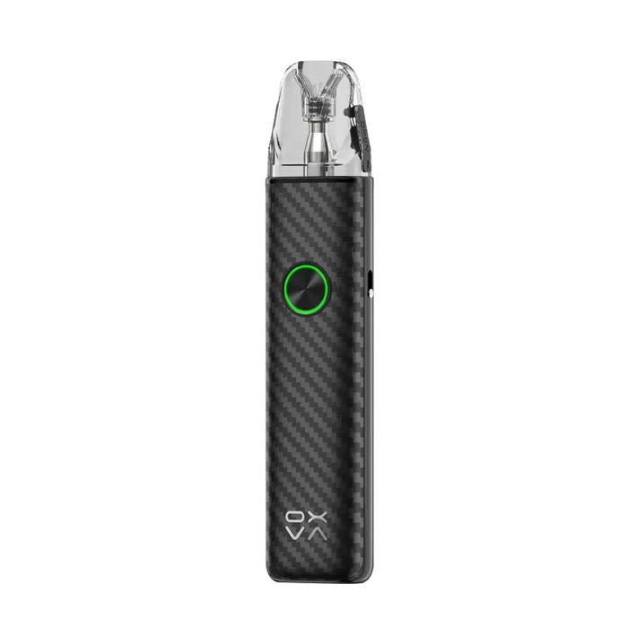 OXVA Xlim 4 Pod Kit in BlackCarbon featuring a 1600mAh battery, up to 30W output, adjustable airflow and UNITECH 3.0 pod technology.