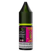 Bottle of Nasty Liq Blue Raspberry Nic Salt Vape Juice with bold blue-themed packaging, showcasing the Nasty Liq branding and blue raspberry flavor, designed for nicotine salt vape devices.