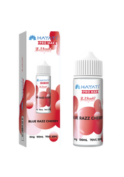 Blue Razz Cherry Hayati Pro Max E-Liquid 100ml – no nicotine vape juice with rich flavor and smooth 70/30 VG PG blend