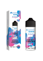 Blue Razz Gummy Bear Hayati Pro Max E-Liquid 100ml – no nicotine vape juice with rich flavor and smooth 50/50 VG PG blend