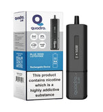 Load image into Gallery viewer, Blue Razz Lemonade Quadro 2.4k Disposable Vape: Big Puffs, 2400mAh, 20mg
