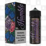 Load image into Gallery viewer, 100ml shortfill bottle of Humble Juice E-Liquid in Blue Dazzle flavor, 80/20 VG/PG ratio for rich flavor and massive clouds, nicotine-free with space for nic shots, perfect for sub-ohm vaping.
