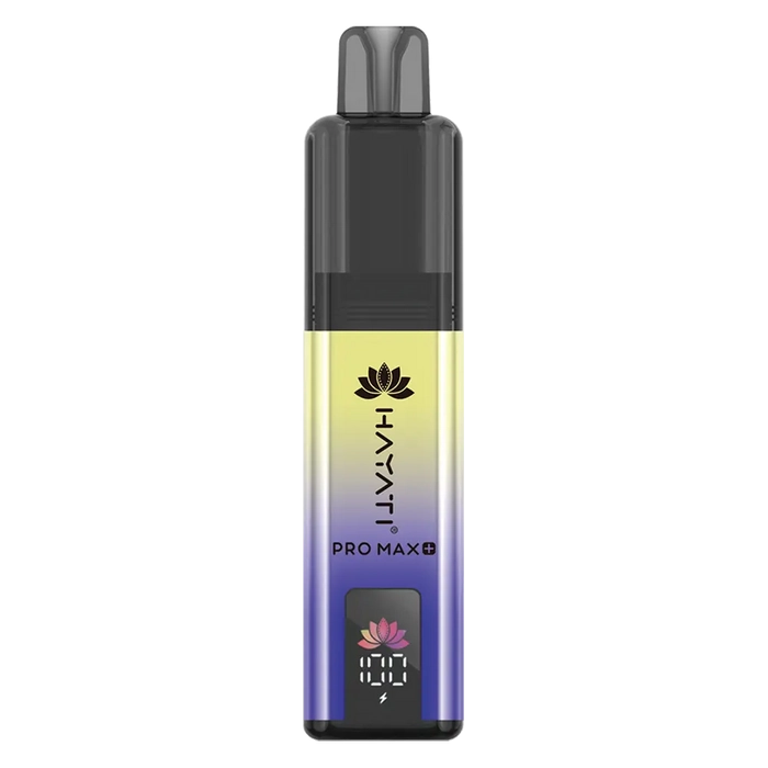 Hayati Pro Max 6000+ Prefilled Pod Kit in Blue Razz Lemonade Flavor, featuring a convenient prefilled pod design and up to 6000 puffs for a satisfying vaping experience.