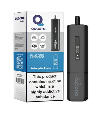 Quadro 2.4k Big Puffs, 2400mAh, 20mg - All Flavour