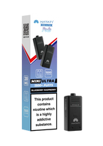Load image into Gallery viewer, Hayati Mini Ultra 1500 Blueberry Raspberry prefilled pods compatible with the Mini Ultra device, available in various flavours
