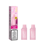 Lost Mary BM600 Prefilled Pods in Blueberry Sour Raspberry – replacement pods with prefilled e-liquid designed for the Lost Mary BM600 vape kit.
