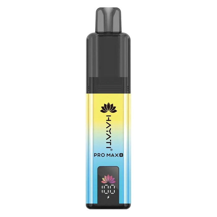 Hayati Pro Max 6000+ Prefilled Pod Kit in Blueberry Cherry Cranberry Flavor, featuring a convenient prefilled pod design and up to 6000 puffs for a satisfying vaping experience.