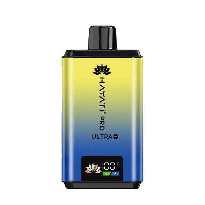 Hayati Pro Ultra Plus 25000 Prefilled Pod Kit in Blueberry Raspberry Lemon flavor – high-capacity vape device with up to 25,000 puffs.