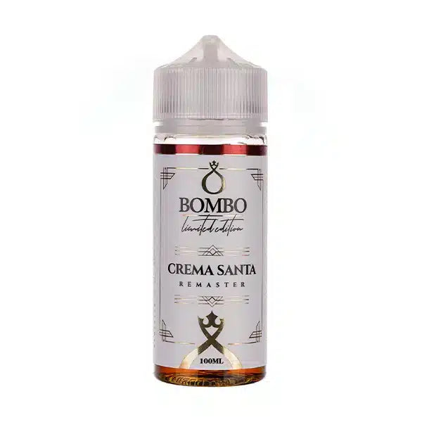 Bombo Pastry Masters 100ml E-Liquid Crema Santa Remaster – rich, bakery-inspired vape juice with smooth 70/30 VG PG blend and dessert flavors