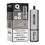 Load image into Gallery viewer, Charcoal Series Quadro 2.4k Disposable Vape: Big Puffs, 2400mAh, 20mg
