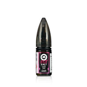 Bottle of Cherry Fizzle Riot Squad Punx Nic Salts featuring vivid cherry-red packaging accented with fizzy bubble graphics and bold black ‘Punx’ branding, crafted for nicotine salt vape devices.