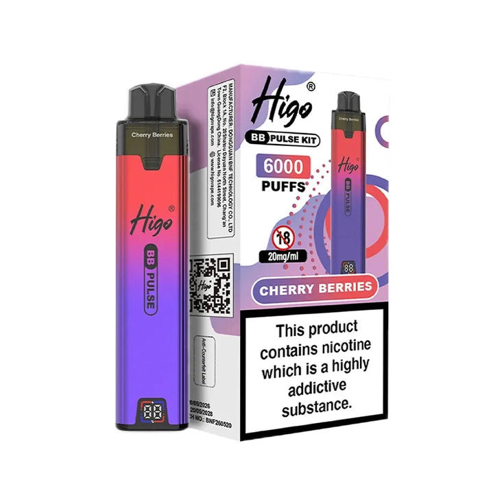 Higo BB Pulse 6000 Cherry Berries Prefilled Pod Kit