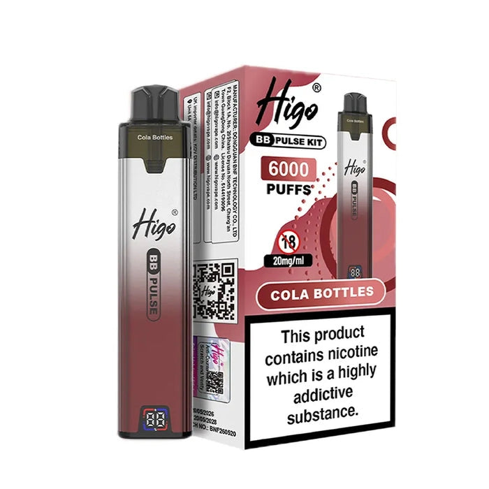 Higo BB Pulse 6000 Cola Bottles Prefilled Pod Kit