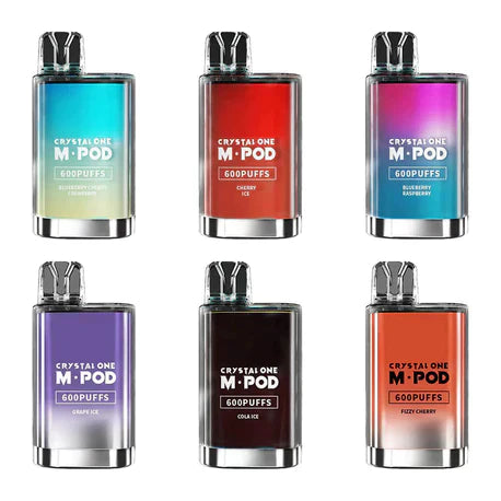 Crystal One M POD Disposable Pod 600 Puffs 20mg CP600 - Pack Of 10x