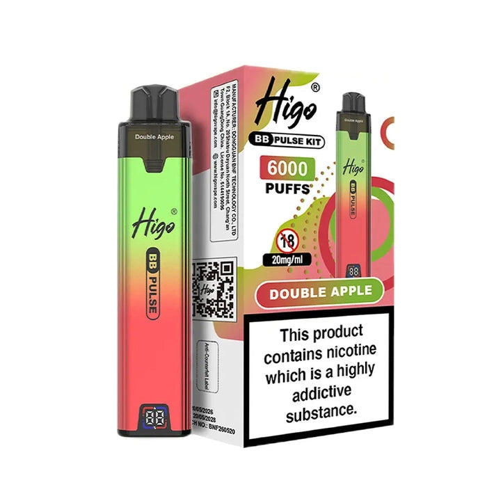 Higo BB Pulse 6000 Double Apple Prefilled Pod Kit