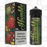 Load image into Gallery viewer, 100ml shortfill bottle of Humble Juice E-Liquid in Dragon Punch flavor, 80/20 VG/PG ratio for rich flavor and massive clouds, nicotine-free with space for nic shots, perfect for sub-ohm vaping.
