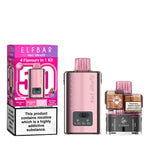 Load image into Gallery viewer, Elf Bar 4 in 1 Ultra 50 Pod Kit in Pink Edition – rechargeable pod system with 650mAh battery and four prefilled flavour pods for convenient vaping.

