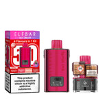 Load image into Gallery viewer, Elf Bar 4 in 1 Ultra 50 Pod Kit in Red Edition – rechargeable pod system with 650mAh battery and four prefilled flavour pods for convenient vaping.
