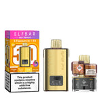 Load image into Gallery viewer, Elf Bar 4 in 1 Ultra 50 Pod Kit in Yellow Edition – rechargeable pod system with 650mAh battery and four prefilled flavour pods for convenient vaping.
