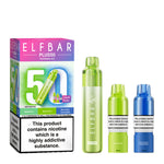 Load image into Gallery viewer, Elf Bar Plus 50 Prefilled Pod Kit in Mint Edition – rechargeable pod vape kit with 800mAh built-in battery and prefilled flavour pods for convenient vaping

