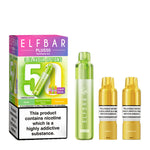 Load image into Gallery viewer, Elf Bar Plus 50 Prefilled Pod Kit in Tropical Edition – rechargeable pod vape kit with 800mAh built-in battery and prefilled flavour pods for convenient vaping
