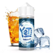YETI Energy 100ml Shortfill – icy energy drink vape, 70VG/30PG, 0mg nicotine, ideal for sub-ohm vaping.