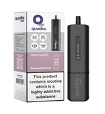 Load image into Gallery viewer, Fizzy Cherry Quadro 2.4k Disposable Vape: Big Puffs, 2400mAh, 20mg
