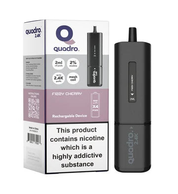 Quadro 2.4k Big Puffs, 2400mAh, 20mg - All Flavour