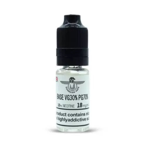 A 10ml bottle of Flavorless Nic Salt SKE Crystal Nic Salt E Liquid with a label containing product information.