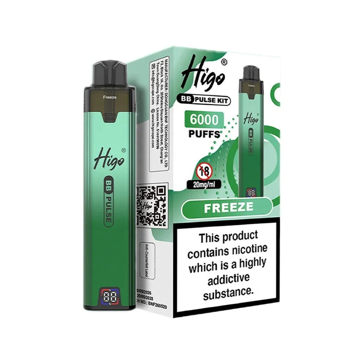 Higo BB Pulse 6000 Freeze Prefilled Pod Kit