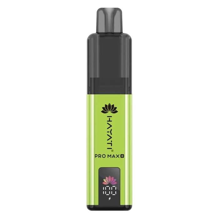 Hayati Pro Max 6000+ Prefilled Pod Kit in Fresh Mint Flavor, featuring a convenient prefilled pod design and up to 6000 puffs for a satisfying vaping experience.