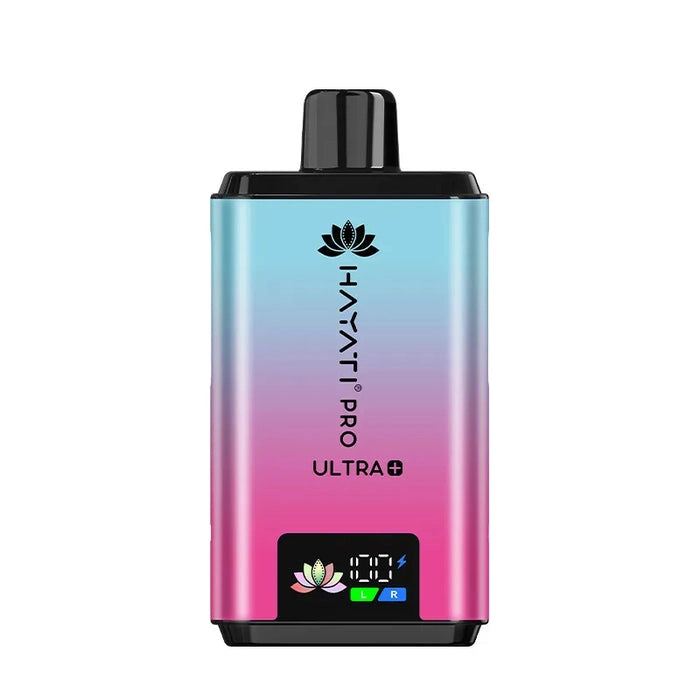 Hayati Pro Ultra Plus 25000 Prefilled Pod Kit in Fruit Bomb Straw Watermelon B gum flavor – high-capacity vape device with up to 25,000 puffs.