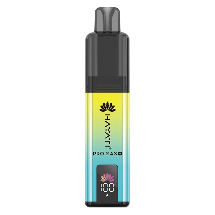 Hayati Pro Max 6000+ Prefilled Pod Kit in Fruit Twist Flavor, featuring a convenient prefilled pod design and up to 6000 puffs for a satisfying vaping experience.