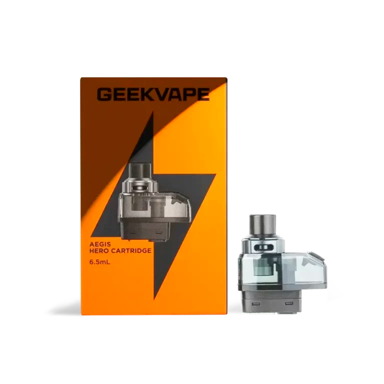 Geekvape Aegis Hero 6.5ml Replacement Cartridge in Black with Packaging