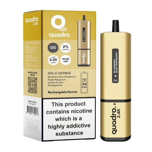 Quadro 2.4k Big Puffs, 2400mAh, 20mg - All Flavour