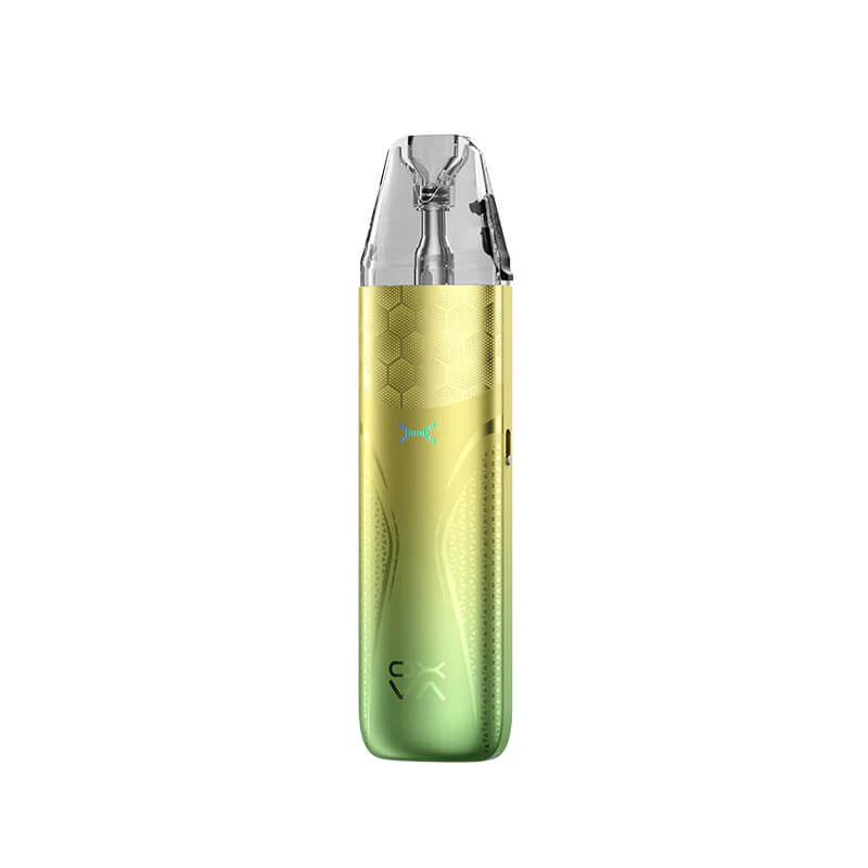 OXVA Nexlim 2 Mini vape kit in Goldish Hour, featuring a slim premium chassis and a top-fill pod cartridge, available at Ecosmok.